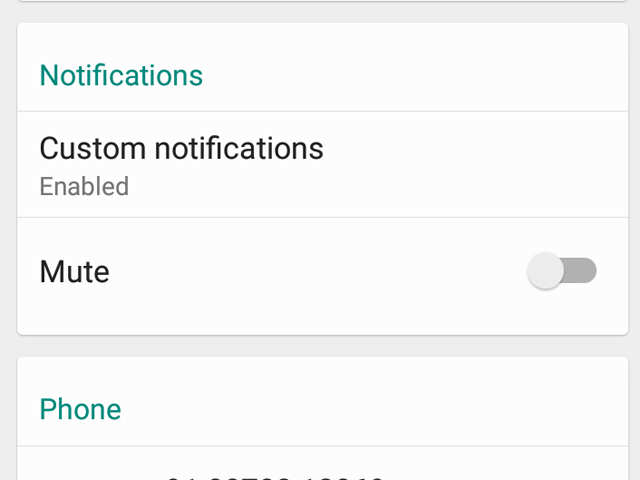 Custom notifications