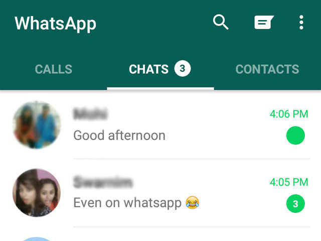 can you read and unread whatsapp messages
