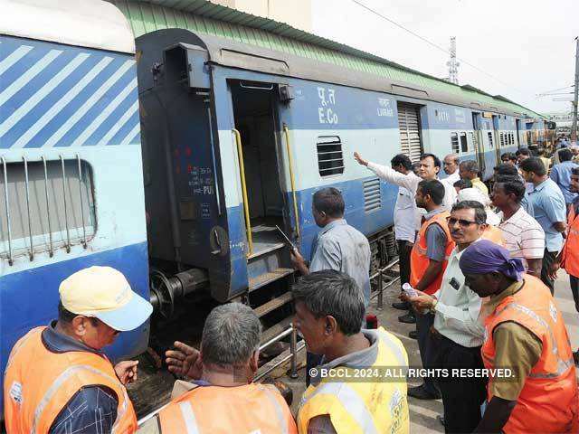 Train derailed in Bengaluru