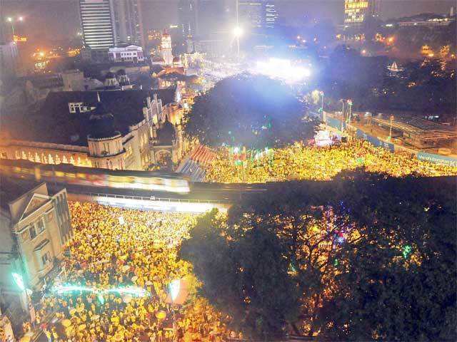 Protest in in Kuala Lumpur