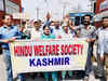 Kashmiri Pandits stage rally in Srinagar to press for their demands