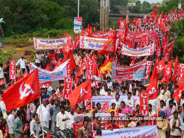 Protest rally in Vijayawada