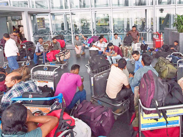 Air passengers at NSCBI Airport