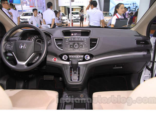 Interior India Bound 2015 Honda Cr V Facelift The