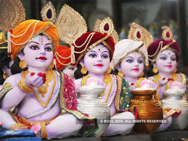 Idols of Bal-Krishna