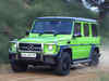 The Mercedes-AMG G63 with a green-as-envy paint job and a crazy-loud V8