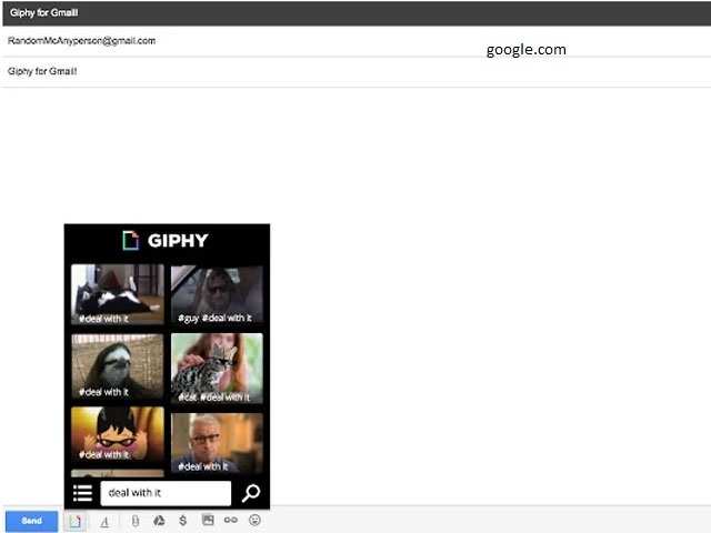 Giphy For Gmail