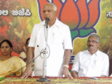 B S Yeddyurappa says Congress govt in Karnataka is in "state of coma"