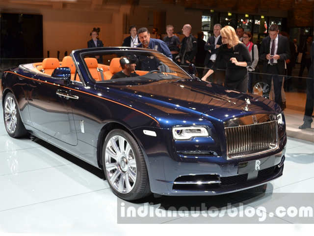 Rolls Royce unveils open-top super-luxury Dawn