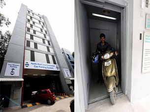 Chennai's first fully automated multilevel parking facility