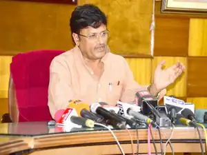 Following the directions of state health minister Rajendra Rathore(seen in the pic), the SMS hospital administration is all set to test the effectiveness of 'Gau Clean', a swadeshi disinfectant manufactured by a trust that runs a 'gau mutra' (cow urine) refinery Following the directions of state health minister Rajendra Rathore(seen in the pic), the SMS hospital administration is all set to test the effectiveness of 'Gau Clean', a swadeshi disinfectant manufactured by a trust that runs a 'gau mutra' (cow urine) refinery