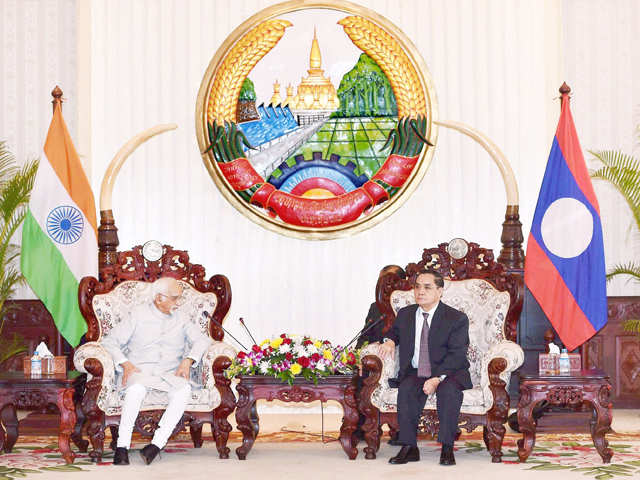With Prime Minister of Lao PDR