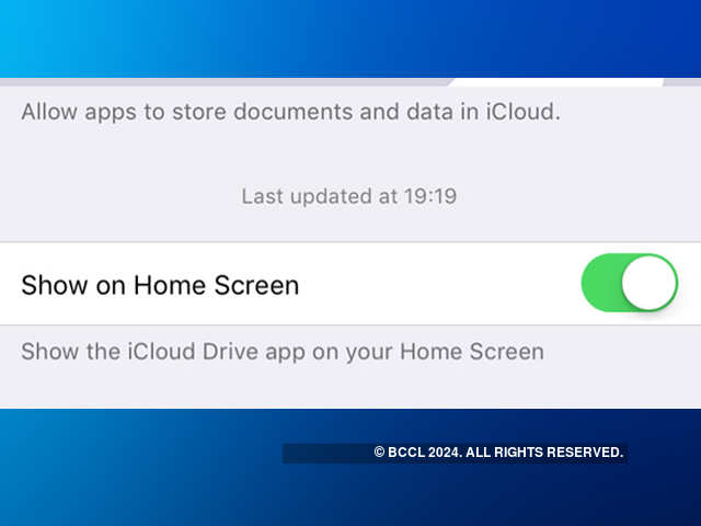 Access iCloud more easily