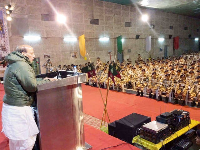 Addressing ITBP jawans