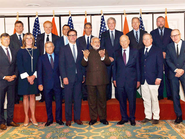 PM Modi with Rupert Murdoch