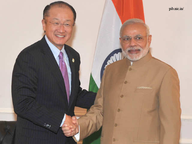 PM Modi with Jim Yong Kim