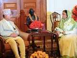 Nepali PM meets Pratibha Patil