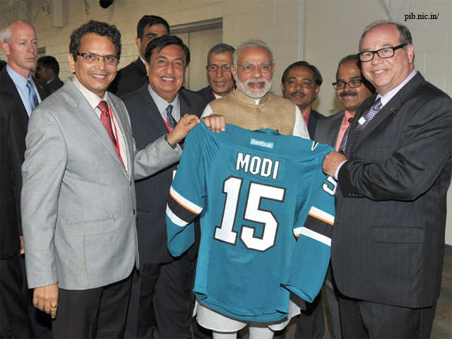 PM Modi at the SAP Centre
