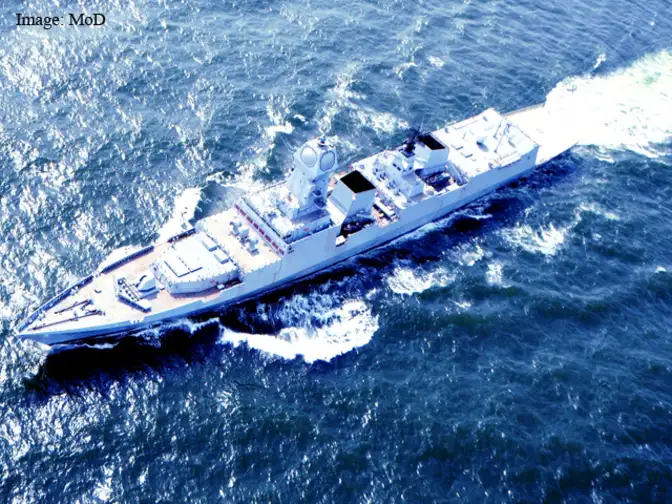 INS Kochi Stealth Guided Missile Destroyer Commissioned Defence 