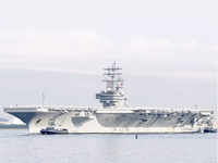 Nuclear-powered carrier USS Ronald Reagan arrives in Japan
