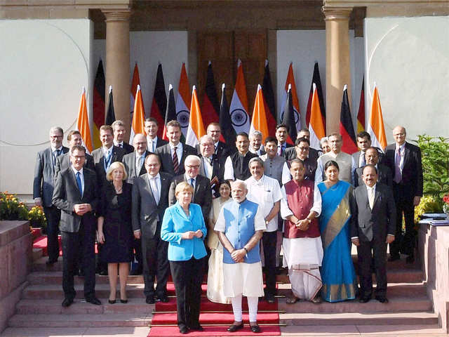 Family photograph at Hyderabad House