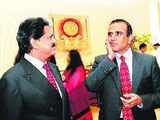 Anand Mahindra with Sunil Mittal