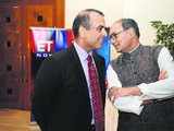 Sunil Mittal and Digvijaya Singh