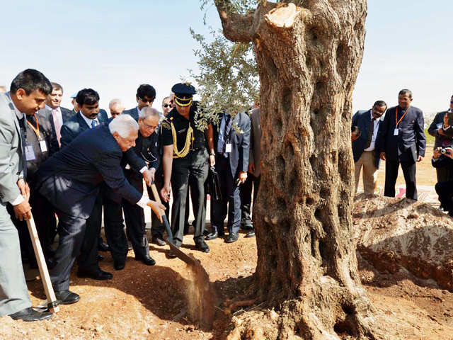 President during tree conservation drive