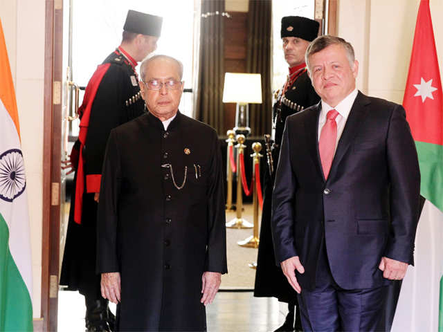 President with Jordan King