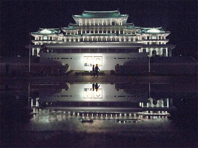 Pyongyang's main square