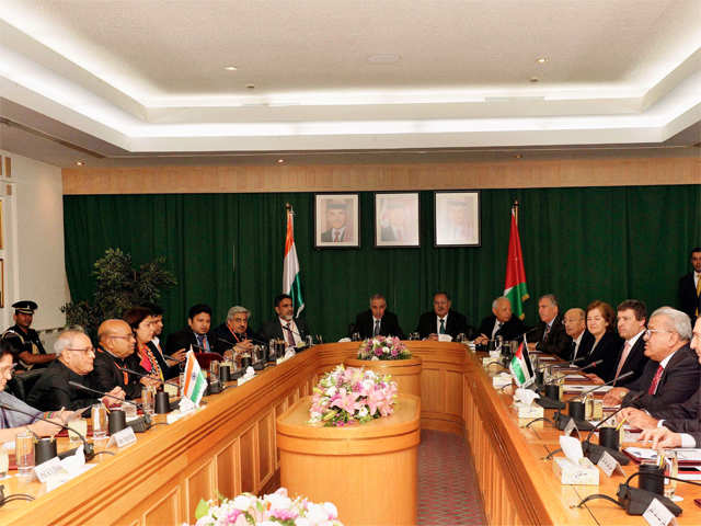 President Pranab Mukherjee's visit to Jordan