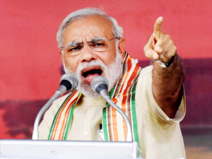 Leaders of grand alliance scared: PM Narendra Modi - The Economic Times