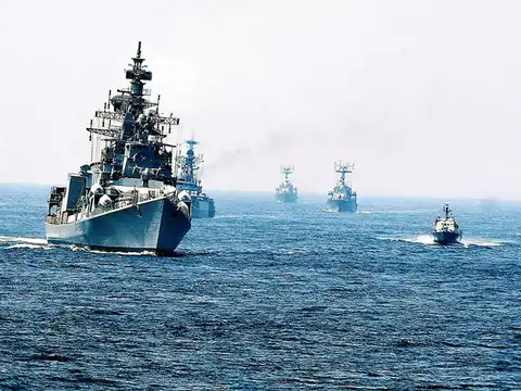 Six major combatants arrived