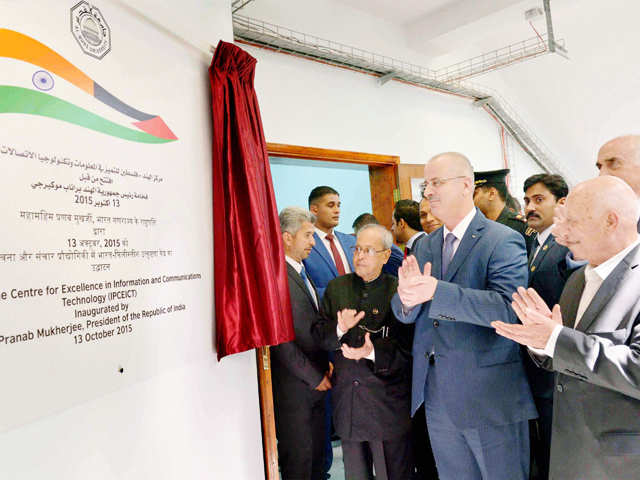 Inauguration of India Palestine Centre for Excellence