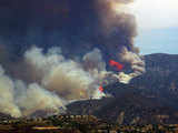 Flames from Station Fire