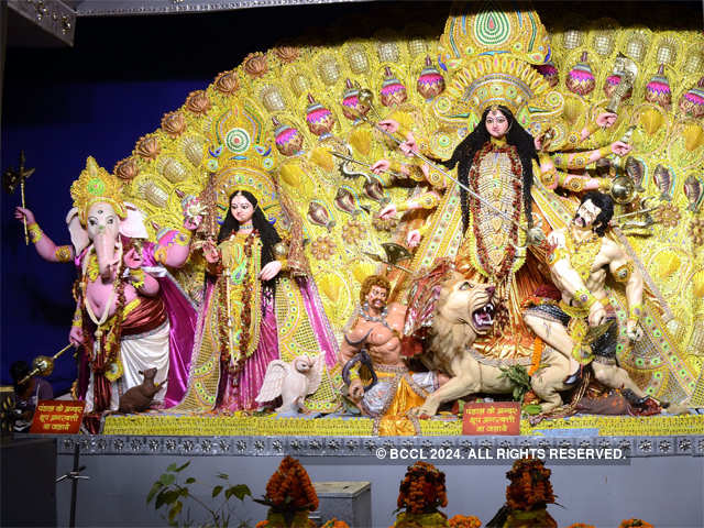 ​An idol of goddess Durga