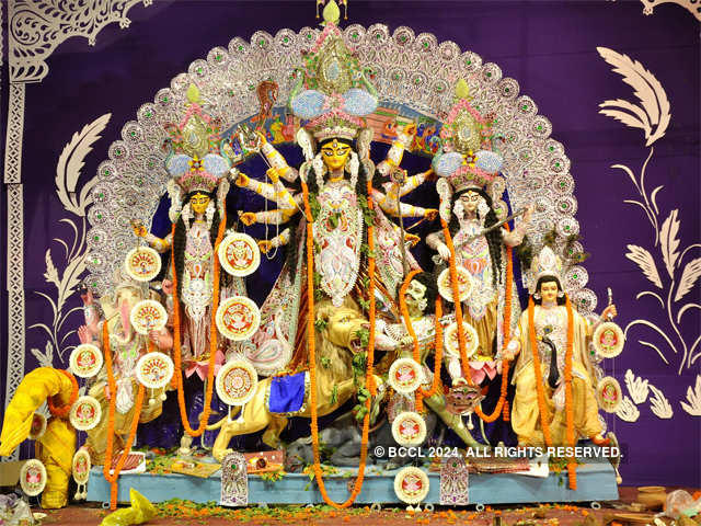 An idol of Durga