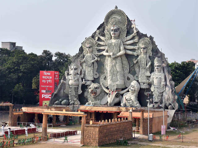 World's tallest Durga idol