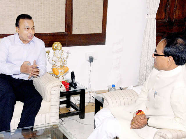 Anil Ambani meets MP CM