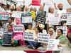 Writers march in protest, submit memorandum to Sahitya Akademi