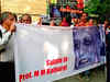 Writers march in protest ahead of Sahitya Akademi meeting