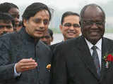 Namibian President with Shashi Tharoor