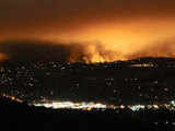 View of Station Fire, LA