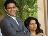 Anil Kumble at the wedding function