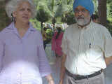 Montek Singh Ahluwalia at the wedding function, Bangalore