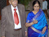 Rahul Dravid's parents, at the wedding function