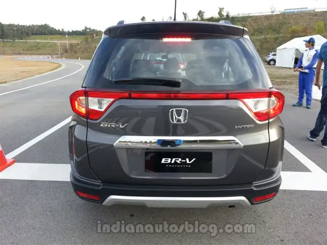A Look At The Exterior And Interior Of The Honda Br V Honda Br V The Economic Times