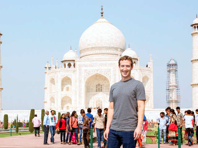 Mark Zuckerberg in Agra