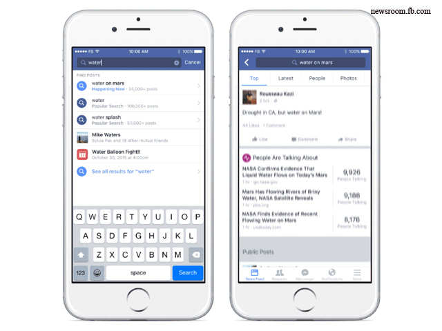 Facebook Search gets 'real-time'
