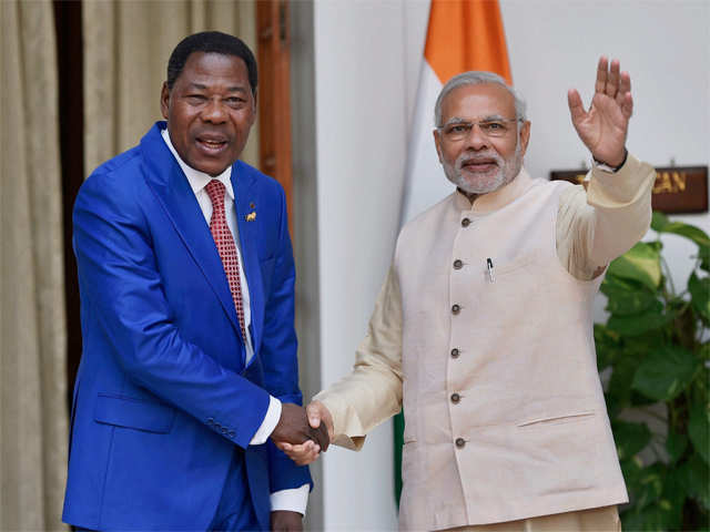 PM Modi with Benin President